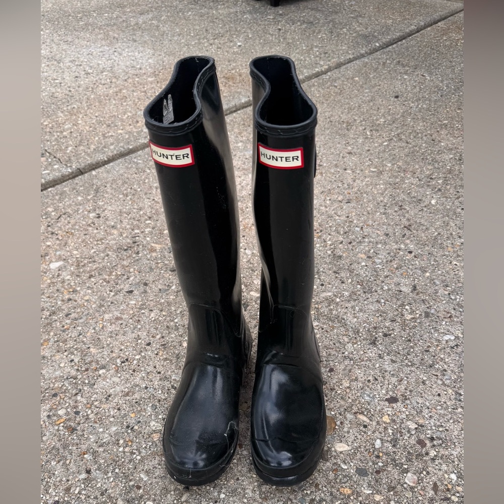 Hunter Classic Black Tall Boots